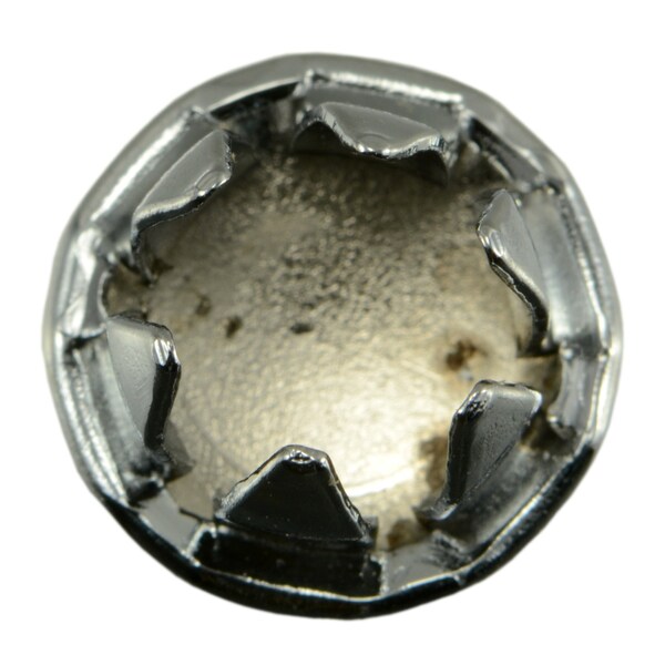 Midwest Fastener 3/8" Chrome Plated Steel Flush Head Hole Plugs 20PK 74441 - main